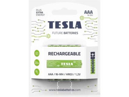 Tesla AA RECHARGEABLE+ nabíjecí Ni-MH 2450mAh, 4 ks, NewDesign