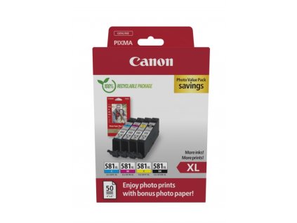 Canon cartridge INK CLI-581XL BK/C/M/Y PHOTO VALUE / 4x8,3ml