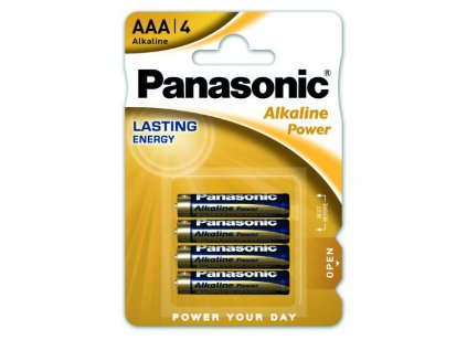 Panasonic LR03 Alkaline Power (alkalická; AAA; 1,5V; BL4) 4ks - Blister