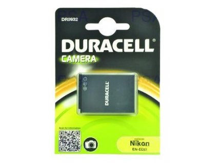 DURACELL Baterie - DR9932 pro Nikon EN-EL12, černá, 1000 mAh, 3.7V