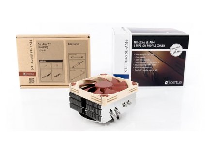 Noctua NH-L9x65 SE-AM4 low-profile, AMD socket AM4, nízký profil