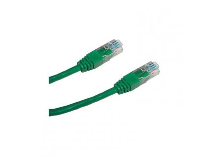 DATACOM Patch cord UTP CAT5E 1m zelený