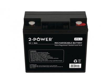 2-Power 2P18-12 12V 18Ah VRLA Baterie