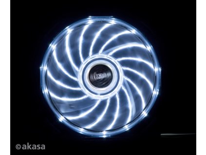 přídavný ventilátor Akasa Vegas LED 12 cm bílá