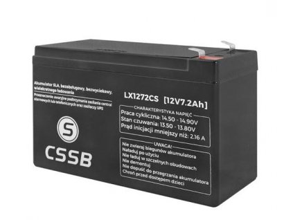 Baterie olověná 12V / 7,2Ah LTC LX1270CS gelový akumulátor