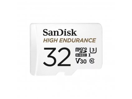 SanDisk High Endurance/micro SDHC/32GB/100MBps/UHS-I U3 / Class 10/+ Adaptér