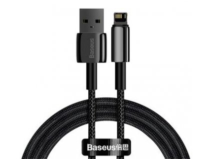 Baseus CALWJ-01 Tungsten Gold Kabel Lightning 2.4A 1m Black