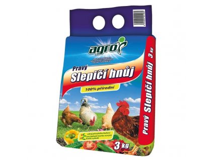 Hnojivo Agro Pravý slepičí hnůj 3 kg