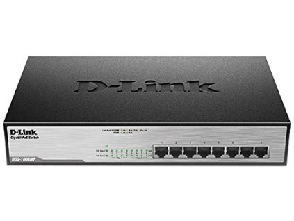 D-Link DGS-1008MP 8 Port Desktop Switch with 8 PoE Ports