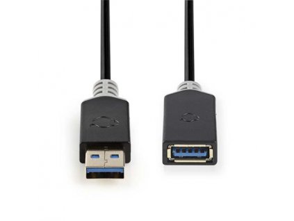 Nedis CCBW61010AT20 - USB 3.0 Kabel | A Zástrčka - A Zásuvka | 2 m | Antracit