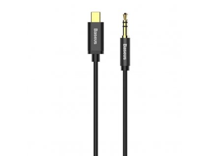 Baseus audio kabel Yiven z USB-C na Jack 3,5mm černý