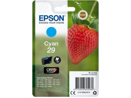 Epson Singlepack Cyan 29 Claria Home Ink