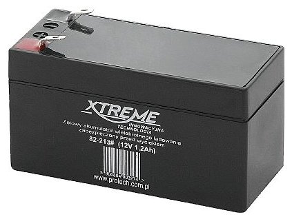 Baterie olověná 12V / 1,2Ah Xtreme 82-213 gelový akumulátor