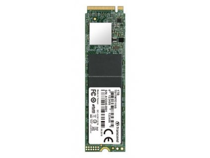 TRANSCEND MTE110S 1TB SSD disk M.2 2280, PCIe Gen3 x4 NVMe 1.3 (3D TLC), 1700MB/s R, 1400MB/s W