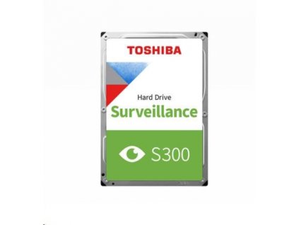 TOSHIBA HDD S300 Surveillance (CMR) 1TB, SATA III, 5400 rpm, 128MB cache, 3,5", BULK