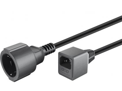 Avacom Prodlužovací přívod 230V s EURO konektorem C14 (IEC connection) , 20cm