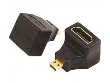 PremiumCord Adapter Micro HDMI Male na HDMI Female zahnutý do pravého úhlu 90°