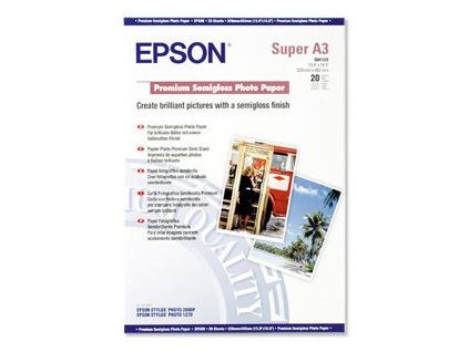 EPSON A3+, Premium Semigloss Photo Paper (20listů)