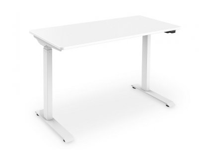 DIGITUS elektrický výškově nastavitelný stůl od 73 do 123 cm rozměr pracovní desky 120x60 cm nosnost 50 kg
