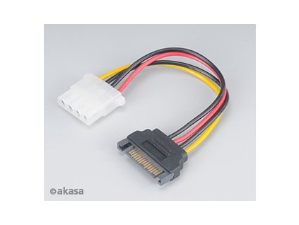 Adaptér SATA na 4pin Molex - 15 cm 2 ks