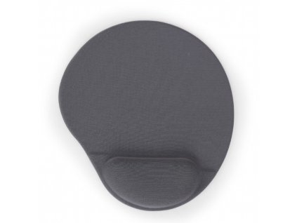 GEMBIRD Gel mouse pad with wrist support, grey