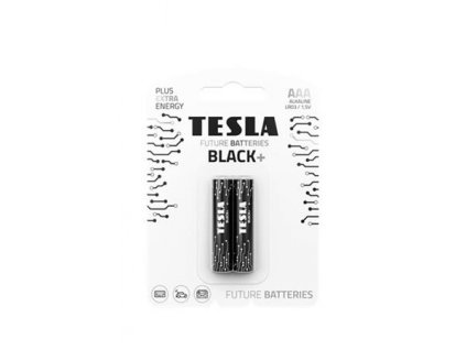 Tesla AAA BLACK+ alkalická, 2 ks