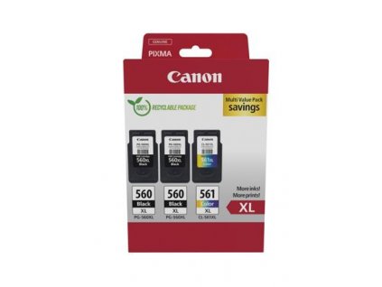 Canon cartridge PG-560XL x2 / CL-561XL Multipack / 2x black + Color / 2x400 str. + 300 str.