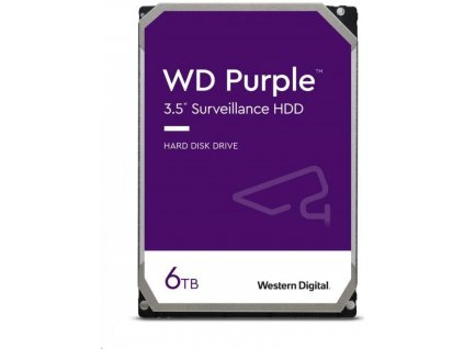 WD Purple/6TB/HDD/3.5''/SATA/5400 RPM/3R