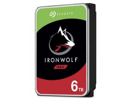 SEAGATE ST6000VN006 hdd IronWolf 6TB CMR 5400rpm 256MB NAS HDD 24x7 1-8bay 202MB/s 3.5 RAID SATA3-6Gbps