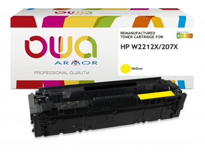 OWA Armor toner kompatibilní s HP W2212X, 2450st, žlutá/yellow