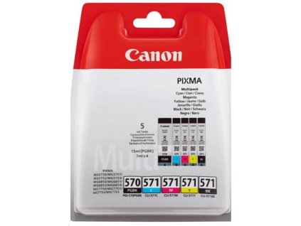 Canon PGI-570/CLI + 571 PGBK/C/M/Y/BK Multi pack