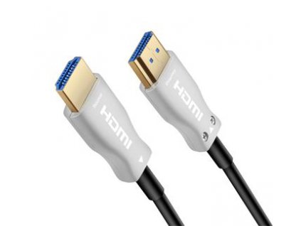 PremiumCord optický fiber HDMI High Speed with Ether. 4K@60Hz kabel 5m, M/M, zlacené konektory