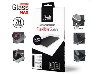 3mk hybridní sklo FlexibleGlass Max pro Apple iPhone 7, 8 Plus, černá