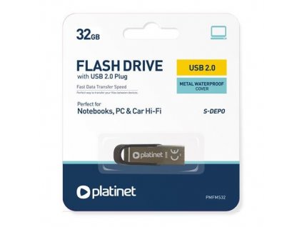 PLATINET PENDRIVE USB 2.0 S-Depo 32GB METAL