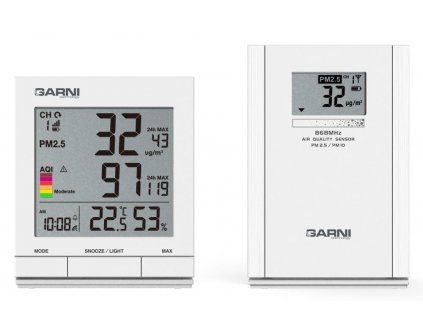 GARNI 204 OneCare měřič kvality vnitřního vzduchu s bezdrátovým čidlem