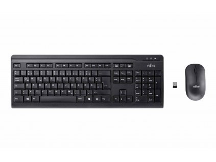 FUJITSU Klávesnice a myš bezdrátový set - LX410 CZ/SK/US - Wireless KB Mouse Set