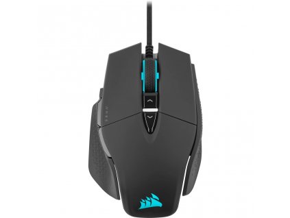 CORSAIR M65 RGB ULTRA/Herní/Optická/Pro praváky/Drátová USB/Černá