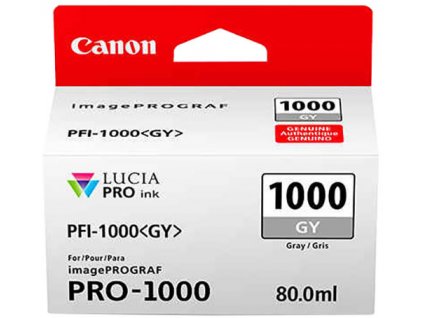 Canon PFI-1000 GY, šedý