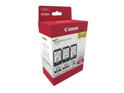 Canon cartridge PG-575XLx2/CL-576XL Multipack / 2x Black +1x Color / 2x15ml + 1x12,6ml