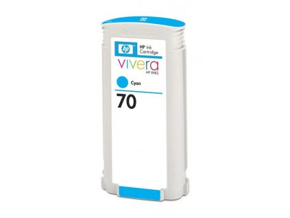 HP 70 Cyan DJ Ink Cart, 130 ml, C9452A