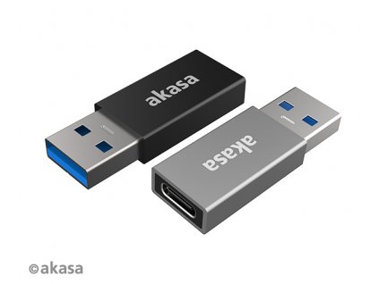 AKASA - USB 3.1 Gen 2 Type-C (F) na Type-A (M) 2 ks