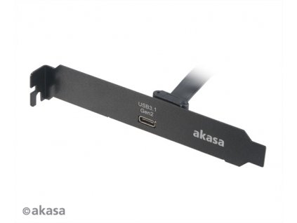 AKASA - USB 3.1 gen 2 Typ C PCI záslepka