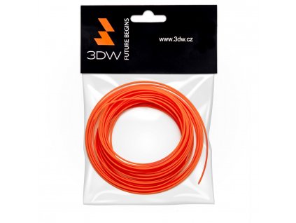 3DW - ABS filament 1,75mm oranžová, 10m, tisk 220-250°C