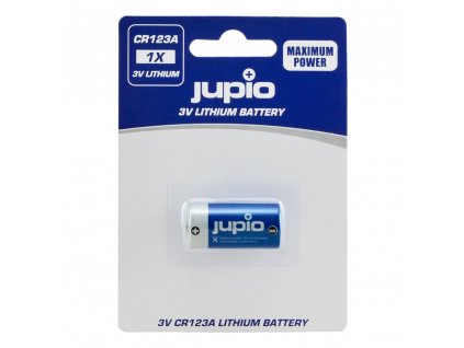 Baterie Jupio CR123A Lithium 3V 1ks