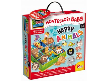 Hračka Liscianigioch Montessori Baby Krabička - Zvířátka