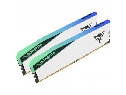 Patriot Viper Elite 5/DDR5/32GB/6200MHz/CL42/2x16GB/RGB/White