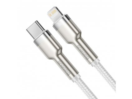 Baseus Datový kabel Cafule USB-C/Lightning PD 20W 1m bílý