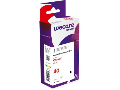 WECARE ARMOR ink kompatibilní s Canon PG-40, 16ml /580p, 0615B001, černá/black