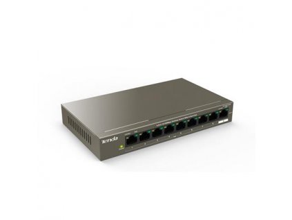 Tenda TEF1109P-8-63W PoE AT Switch 63Watt, 9xRJ45 Switch s 8xPoE 802.3at, 10/100Mb/s