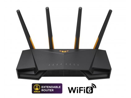 WiFi router Asus TUF-AX3000 V2 WiFi 6, 4x GLan, 1x GWan, USB, 2,4/5GHz, AiMesh